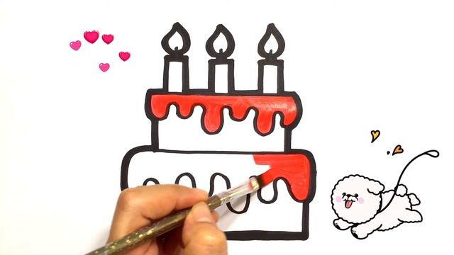 Draw a picture of cake | Торттың суретін салу | Нарисуйте картинку торта | ارسم صورة كعكة смотреть онлайн