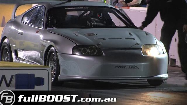 Pro-Tek Supra runs 8.3 @ 166mph смотреть онлайн