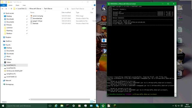 How to make a Spigot Dedicted Server for Minecraft 1.8 смотреть онлайн