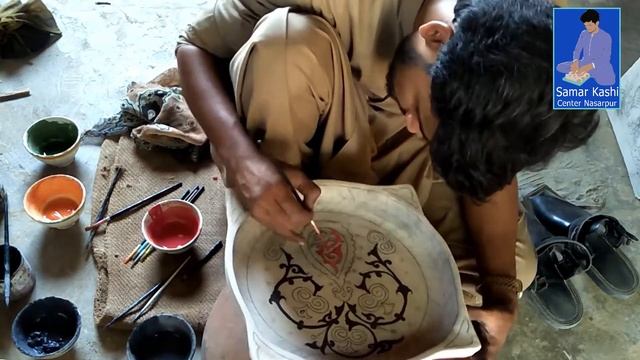 Square Platter painting at Samar Kashi Center смотреть онлайн