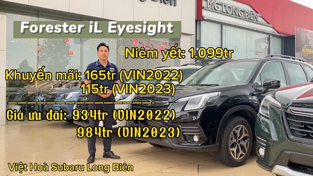 Báo Giá Xe Subaru Forester Tháng 8/2023