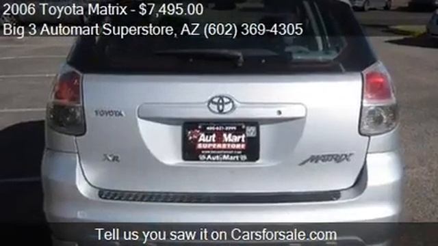 2006 Toyota Matrix for sale in Chandler, AZ 85225 at the Big смотреть онлайн