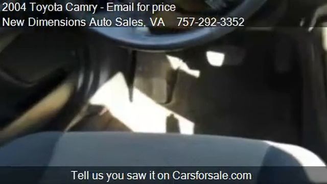 2004 Toyota Camry SE V6 - for sale in VA Beach, VA 23511 смотреть онлайн