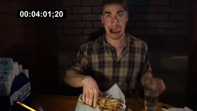 BIG Tower Burger Challenge - 5000 Calories At Midnight (12am)?? - Man Vs Food - Michigan Burger