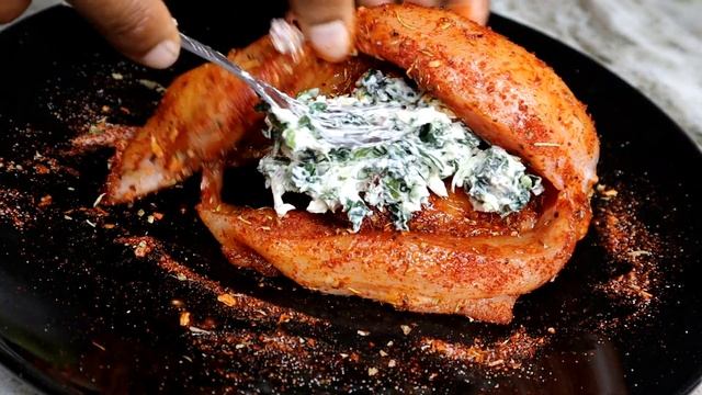 Bacon Wrapped Stuffed Chicken Breast|Stuffed Chicken Breast Recipe смотреть онлайн