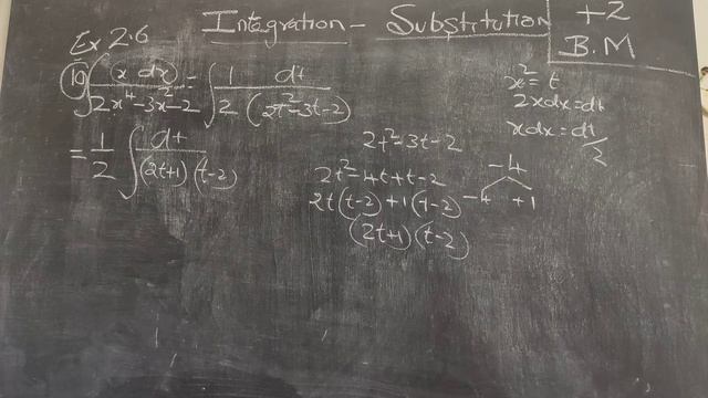 +2 |Business maths|TN StateBoard| integration by substitution Ex.2.6 смотреть онлайн