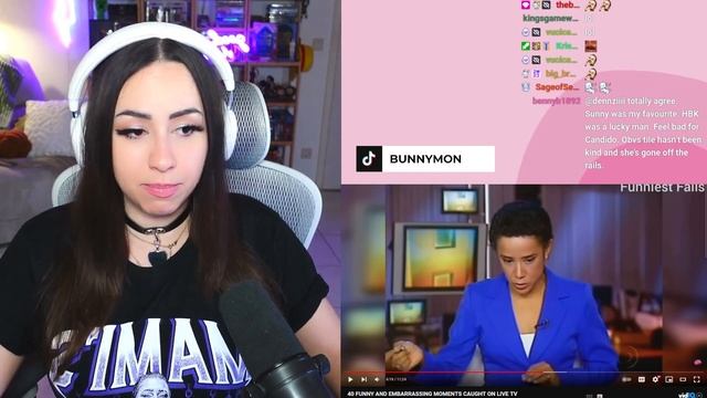 40 FUNNY AND EMBARRASSING MOMENTS CAUGHT ON LIVE TV | Bunnymon REACTS смотреть онлайн