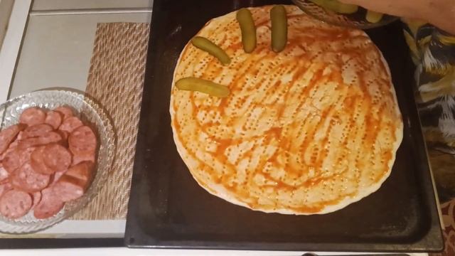 домашняя пицца#. пицца пепперони.#самый лёгким способом. смотреть онлайн