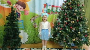 Песня "Музыка зимы",исполняет Зыкова Мария,5 лет.