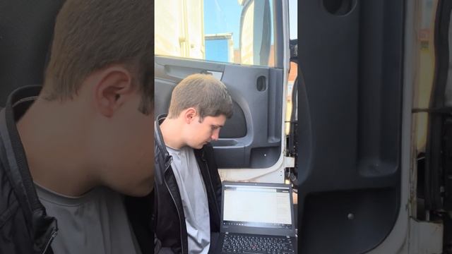 Выездная практика на Scania c дилерским прибором