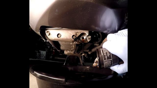 Amsoil Synthetic 10 minute Goldwing GL1800 oil change смотреть онлайн