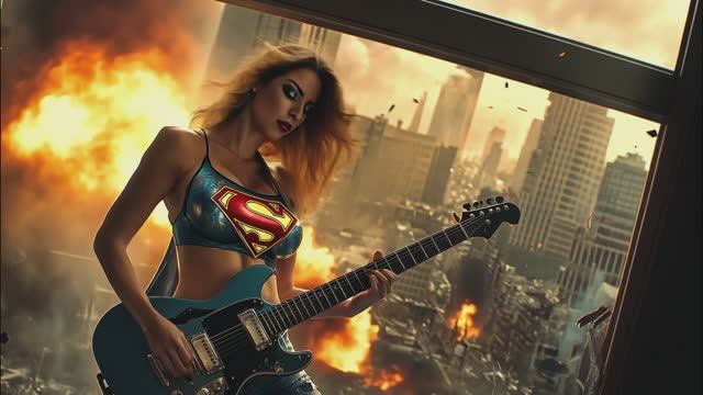 Supermans Down Fall - Epic Hard Rock Musiс смотреть онлайн