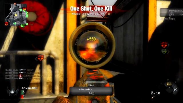 SICK 6 Man Sniper Killfeed! Black Ops смотреть онлайн