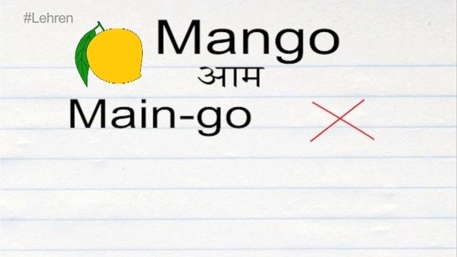 How To Pronounce 'MANGO' | आम | Pronunciation In HINDI | FRUIT | HD | Lehren Kids смотреть онлайн