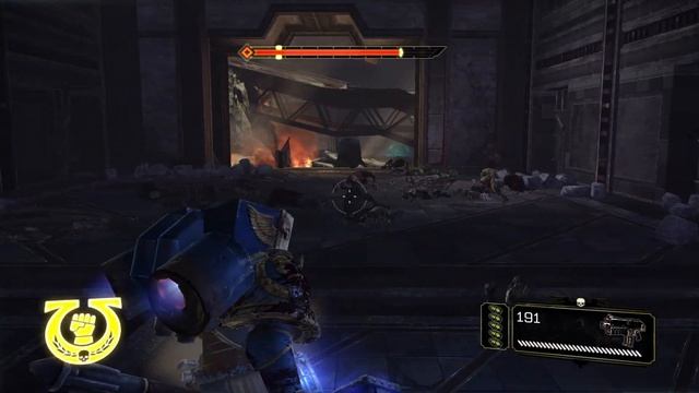 Warhammer 40,000 Space Marine | Fun with Thunder Hammer and Jump Pack смотреть онлайн