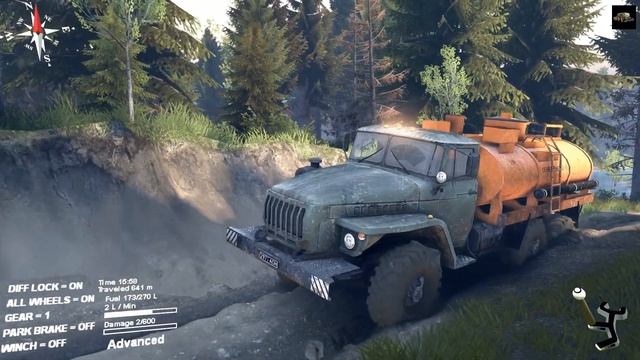 SPINTIRES 2014 - The Plains Map - C 4320 Fuel Cistern Truck Off Road Driving смотреть онлайн