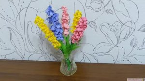 Гиацинты из бумаги