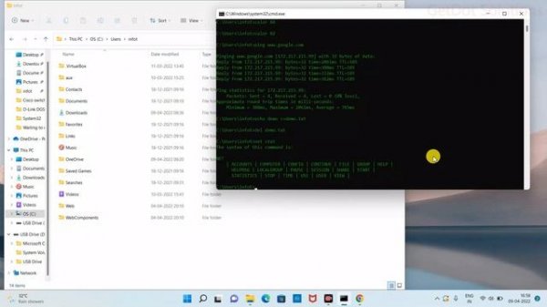 Basic 10 CMD commands in windows  #cmd  #windows #getdot Solutions