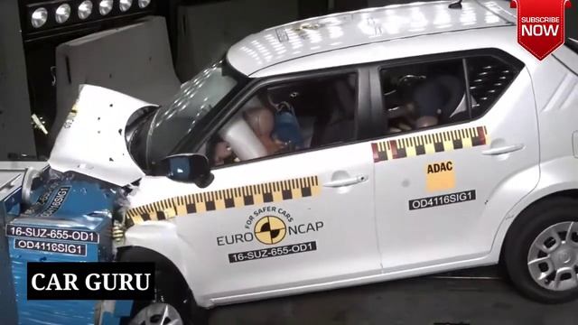 Maruti Suzuki Swift 2018 Vs Ignis 2017 | Crash Test | Safety [Car Guru]