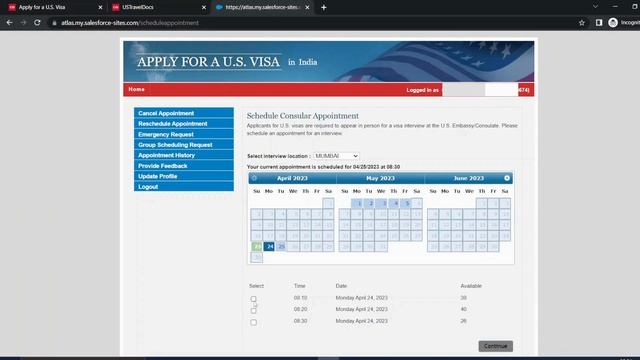 How to schedule USA Visa appointment online 2023 | Step by Step Guide | Time Slots Available смотреть онлайн