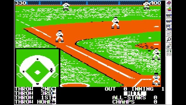 Hardball - 1985 - Apple II смотреть онлайн