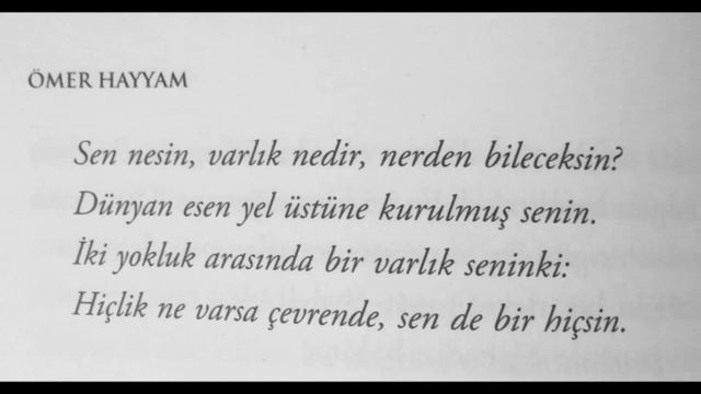 Ömer Hayyam (Hayatı Ve Rubaileri)
