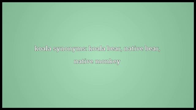Koala Meaning смотреть онлайн