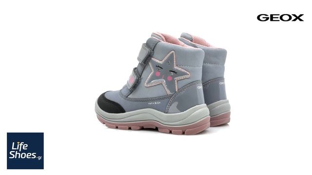Geox B Flanfil B. Amphibiox Grey/Pink Παιδικό Ανατομικό Μποτάκι Γκρι/Ροζ (B163WA 050FU C0502) смотреть онлайн