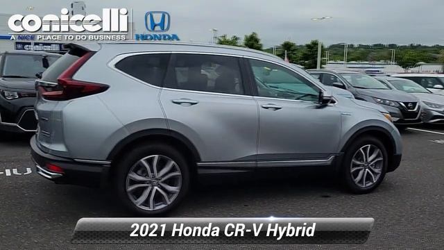 Used 2021 Honda CR-V Hybrid Touring, Conshohocken, PA H241604A смотреть онлайн