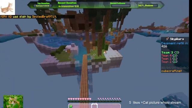 SPRING EVENT Short Stream Just Chilling And Talking💜Cubecraft Come & Join! Minecraft Bedrock Editio