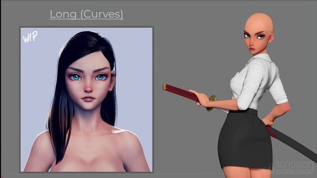 02. Planning Out the Hair Mesh in ZBrush смотреть онлайн