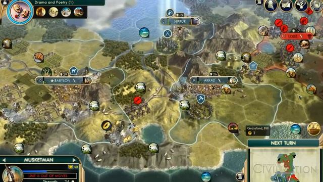 Civ 5 Babylon - The War Rages On (Part 7) смотреть онлайн