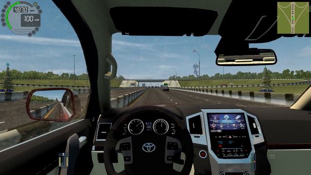 City Car Driving | Toyota Land Cruiser V8 2016 Minor Accident | Logitech G29 смотреть онлайн