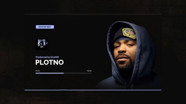 БУМ БЭП БИТ - «PLOTNO» | BOOM BAP TYPE BEAT 2024 (prod. GLAAKI)