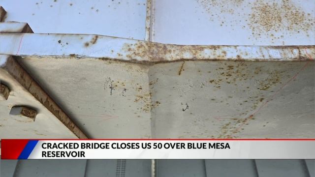 Cracked bridge still closing US 50 over Blue Mesa Reservoir смотреть онлайн