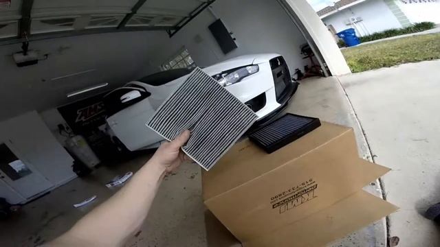 Evo X Cabin Filter Install - Pops Right In!!! смотреть онлайн