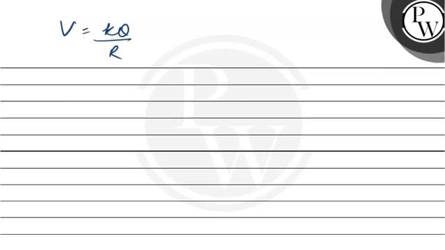 Figure shows a solid conducting sphere of radius \( 1 \mathrm{~m} \... смотреть онлайн