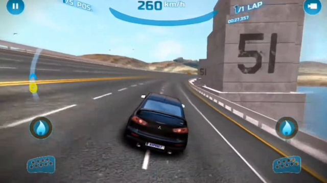 How To Win A Race In Asphalt Nitro With A Mitsubishi Lancer Evo X