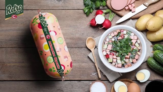 Докторская колбаса Retro "Окрошка" смотреть онлайн