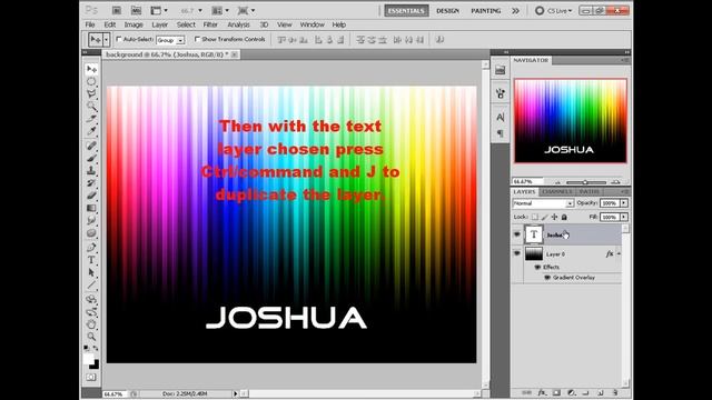 How to make a cool rainbow desktop background in photoshop (HD) смотреть онлайн