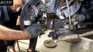 замена подшипника ступицы переднего колеса .... тойота хайлендер - toyota highlander