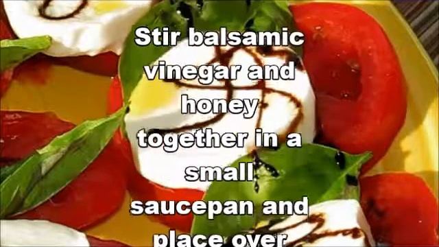 Caprese Salad with Balsamic Reduction смотреть онлайн
