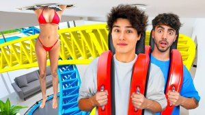 Я построил американские горки у себя дома!