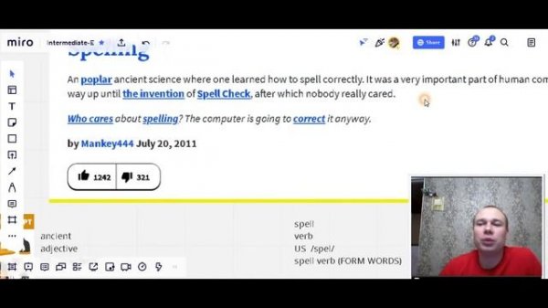 Читаем Urban Dictionary 2 (английский слэнг, юмор) - Что такое Spelling? What is Spelling?