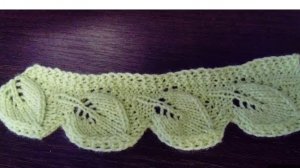 КАЙМА СПИЦАМИ - ЛЕПЕСТКИ / ПОДРОБНЫЙ МАСТЕР КЛАСС