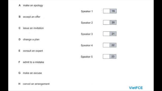 Full FCE Listening Test 3 with answers - Viet FCE смотреть онлайн