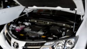 TOYOTA RAV 4 установка упоров капота