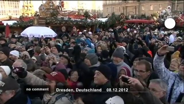 Germany's Stollen Festival : Christmas giant cake смотреть онлайн