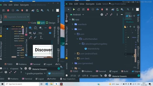 How to Create New Tab and Closing The Tab in Android Studio | Create multiple Tab in One Window смотреть онлайн