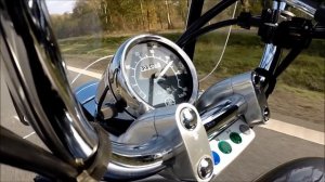 Yamaha Virago XV 125. Przyspieszenie / Acceleration 0-110 km/h (V-max)